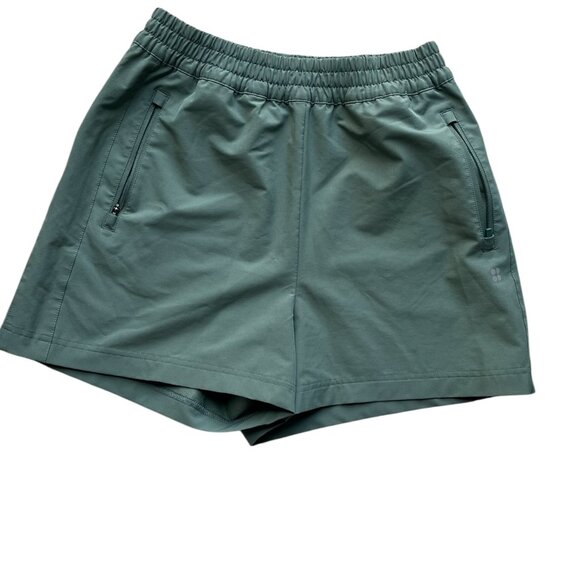 Sweaty Betty Sage Green Women’s Shorts Size S-M - Picture 1 of 10